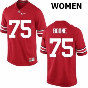 NCAA Ohio State Buckeyes Women's #75 Alex Boone Red Nike Football College Jersey UWJ0245BE